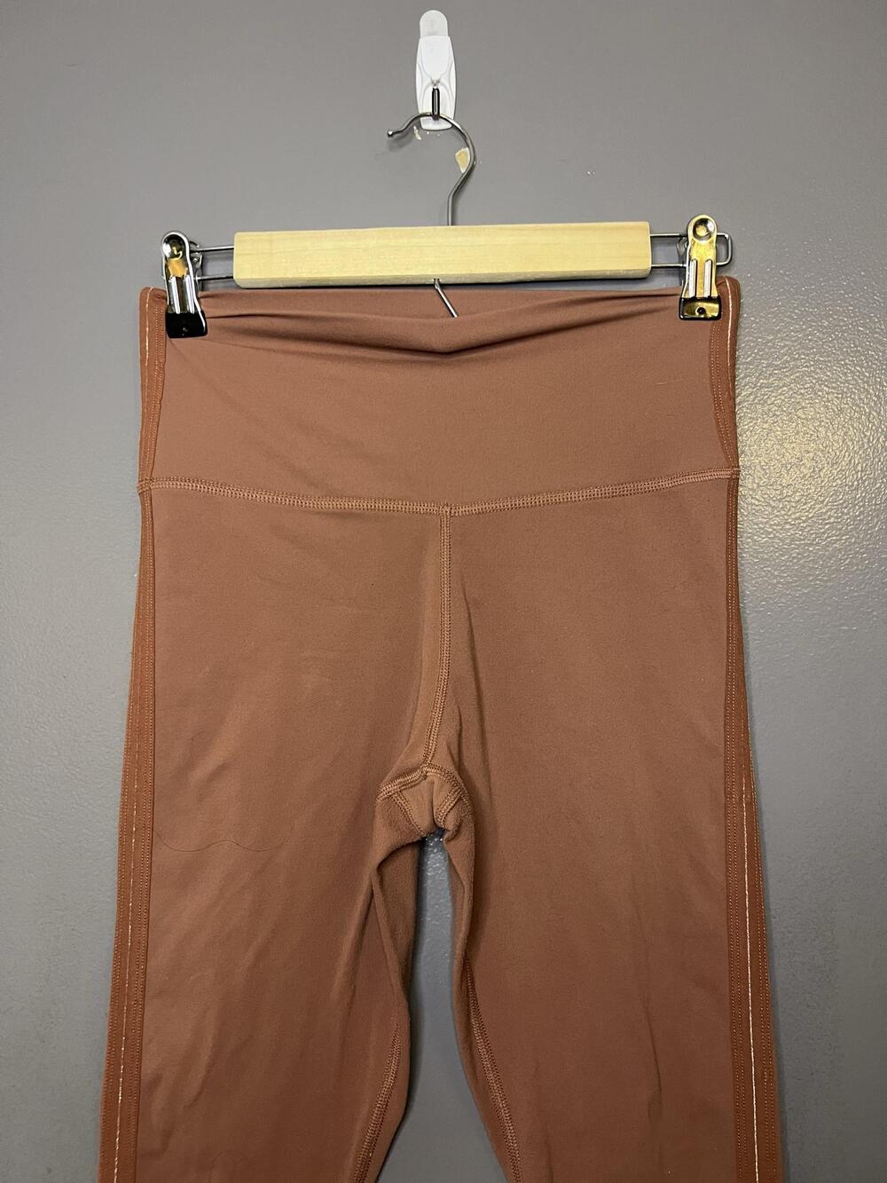 Nike Dri-FIT Leggings Womens Medium Brown High Rise Ankle Yoga Pants CJ4203-275